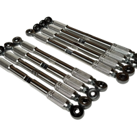 JCR 7075 Extended (2") Wheelbase 4 link Suspension kit for Primal Monster Trucks