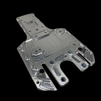 Modified RC BAJA Rear Chassis / Skid Plate Combo