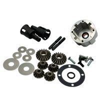 Kraken Billet Losi 5IVE-T Pin-less HD Bevel Gear Diff Conversion Kit
