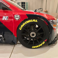 Cardinal Racing Wheels / Tires (Black Wheel)