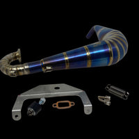 HTZ Racing Titanium Baja SX5/TSK 29-38cc Exhaust Pipe