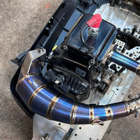 HTZ Racing Titanium Losi 5T, 5B + MCD 29-38cc Exhaust Pipe