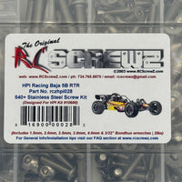 RCSCREWZ Complete Stainless Steel bolt kit for HPI Baja
