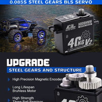 AGFRC 40KG Baja+MCD Throttle/Brake servo - A80BHMW V2