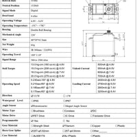 AGFRC 20kg Titanium Gear Losi Promoto Steering Servo - B53DHN