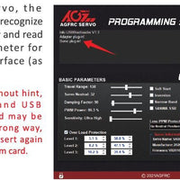 AGFRC V3 Servo Programmer + Software