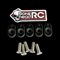 Bonehead Carbon Losi 5ive T V1 Upgraded Engine Mesh Chassis Spacers
