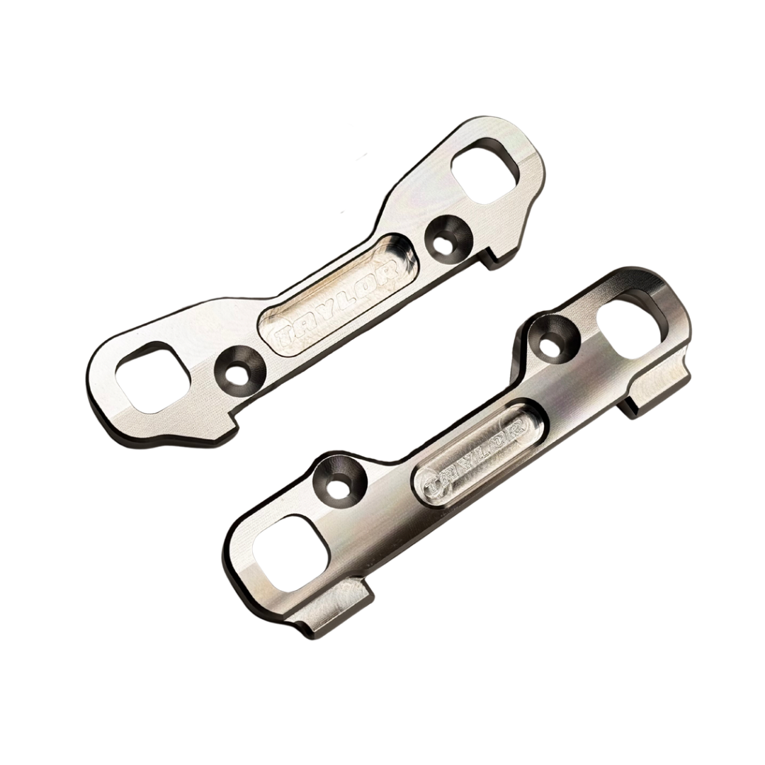 Taylor MCD Billet 7075 HD Front Hinge Pin Braces (2)