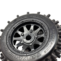 Taylor 195mm Super Spike Wheel Tyres Pre-Mounted 24mm hex (2pcs)