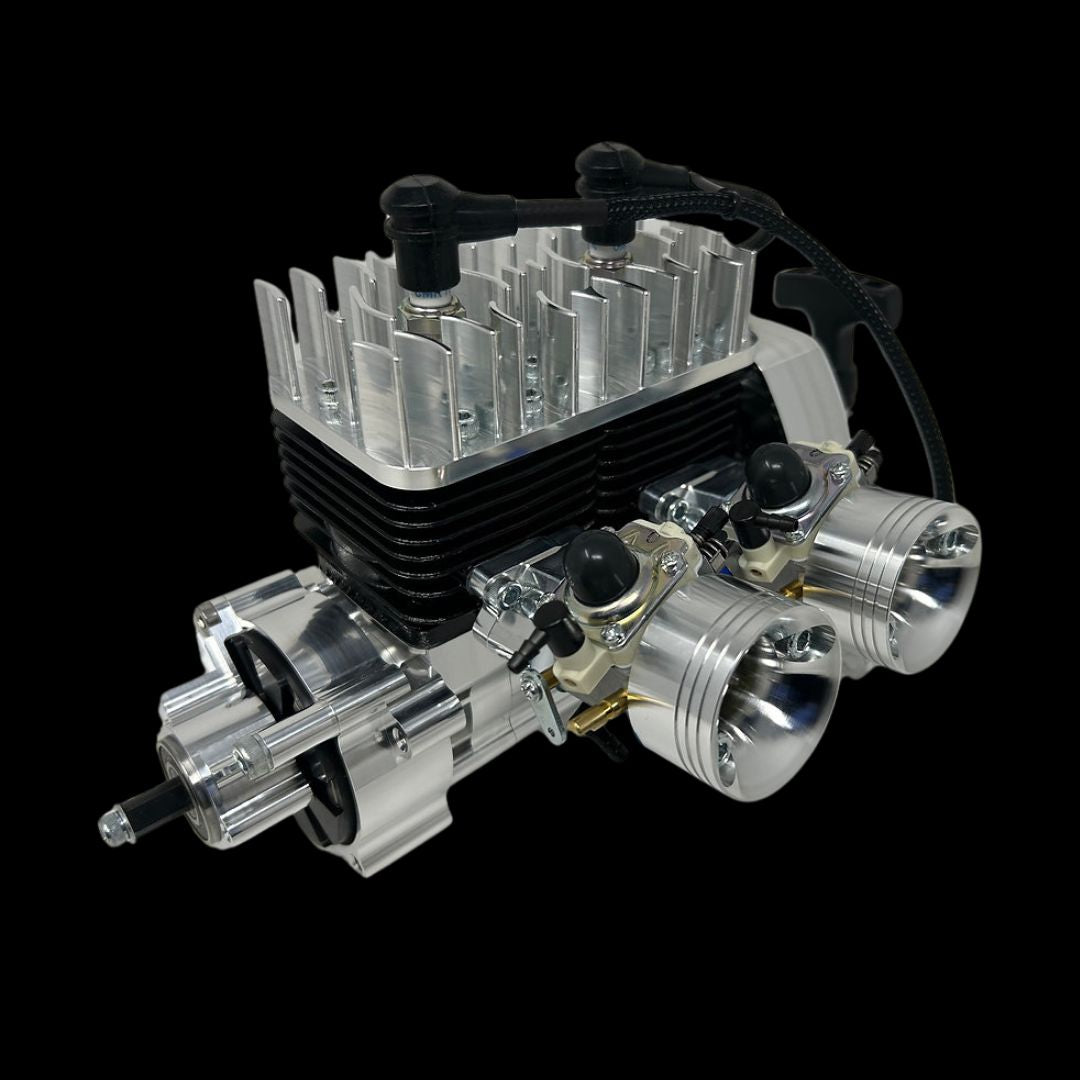 TAYLOR 70cc Billet Twin Cylinder Engine – Detroit Performance RC