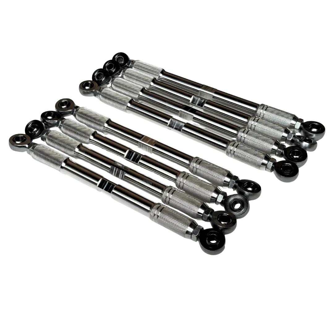 JCR 7075 Extended (2") Wheelbase 4 link Suspension kit for Primal Monster Trucks