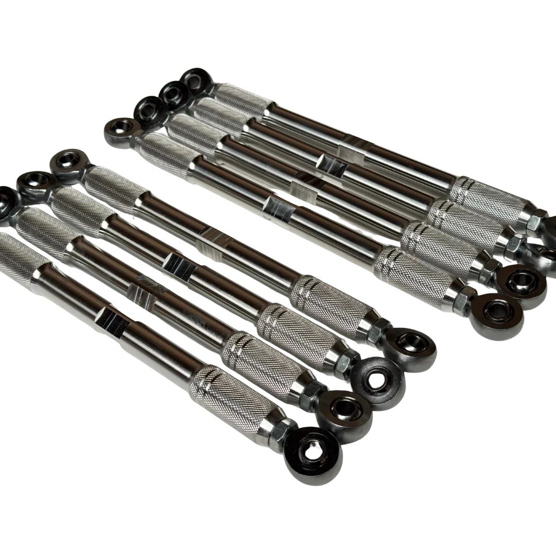 JCR 7075 Extended (2") Wheelbase 4 link Suspension kit for Primal Monster Trucks