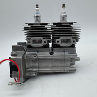 RCMK/ OBR 61cc Twin long block with Jet Pro pipes