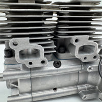RCMK/ OBR 61cc Twin long block with Jet Pro pipes