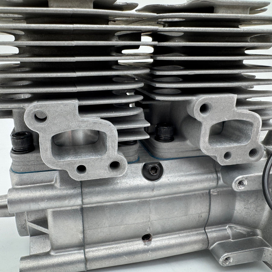 RCMK/ OBR 61cc Twin long block with Jet Pro pipes