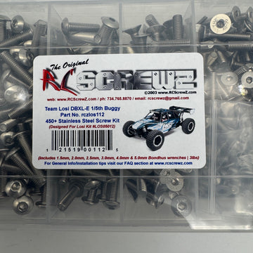 RCSCREWZ Complete Stainless Steel bolt kit for Losi DBXL- E