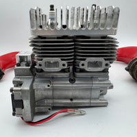 Brand new OBR toxic Twin 57cc with Jet pro pipes