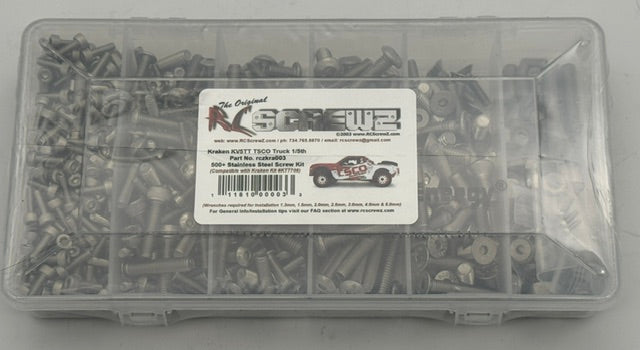 RCSCREWZ Complete Stainless Steel bolt kit for Kraken Vekta TT (trophy Truck)