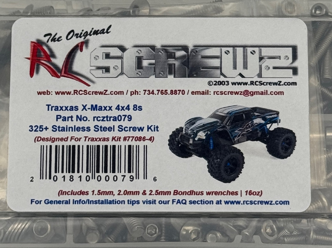 RCSCREWZ Complete Stainless Steel bolt kit for Traxxas Xmaxx