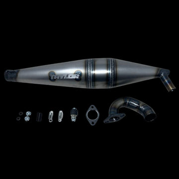 TAYLOR 2pc Big Block Dragster side pipe with fitting kit