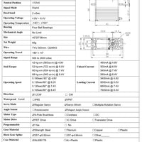 AGFRC Brushless 68kg Billet Primal MT Throttle/Brake Servo