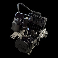 Black and silver mechanical component with 'ALX Super' branding on a black background