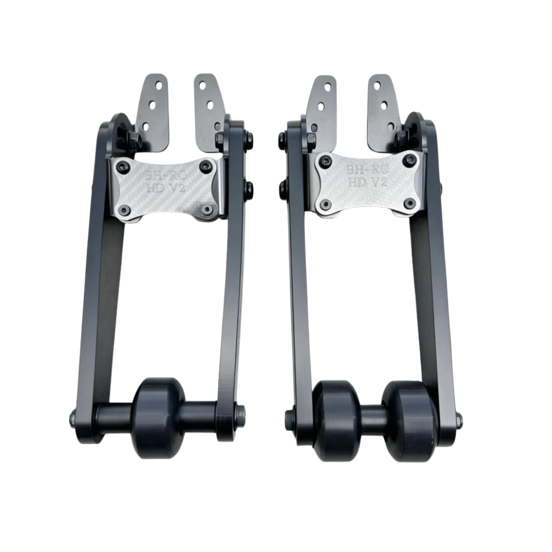 BoneHead RC Twin Wheel Conversion Kit for BoneHead Adjustable Wheelie Bars