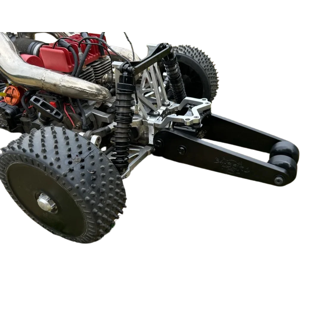 BoneHead RC Twin Wheel Conversion Kit for BoneHead Adjustable Wheelie Bars