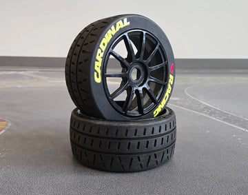 Cardinal Racing Wheels / Tires (Black Wheel)