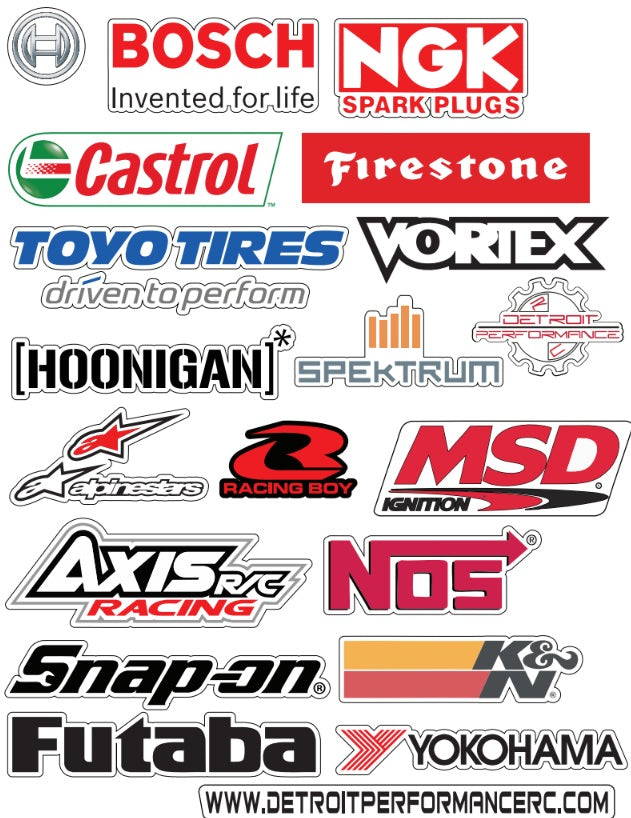 Sticker Bomb RC sticker sheets