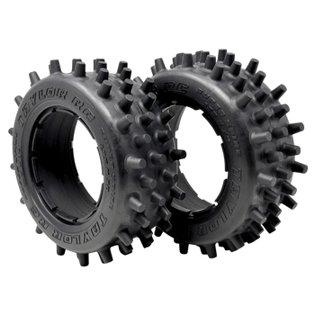 Taylor 195mm Super Spike Tyres with Foam Inserts (2pcs)