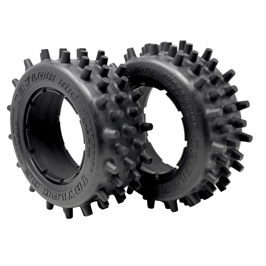 Taylor 195mm Super Spike Tyres with Foam Inserts (2pcs)
