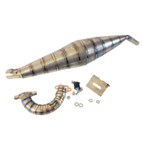 TZZ RACING Titanium Baja 5B 29-39cc Side Exhaust Pipe