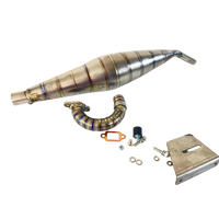TZZ RACING Titanium Kraken Vesla 29-39cc Side Exhaust Pipe
