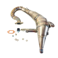TZZ RACING Titanium TLR 5B 29-39cc Exhaust Pipe