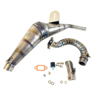 TZZ RACING Titanium Losi 5T 29-39cc Exhaust Pipe